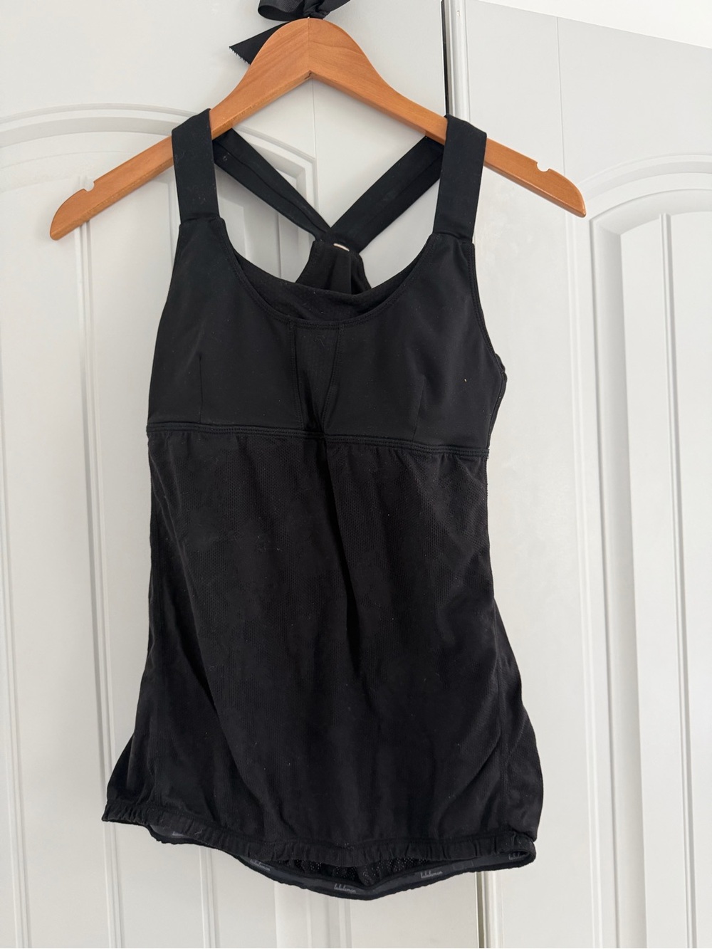 Lululemon Black Racerback Tank with